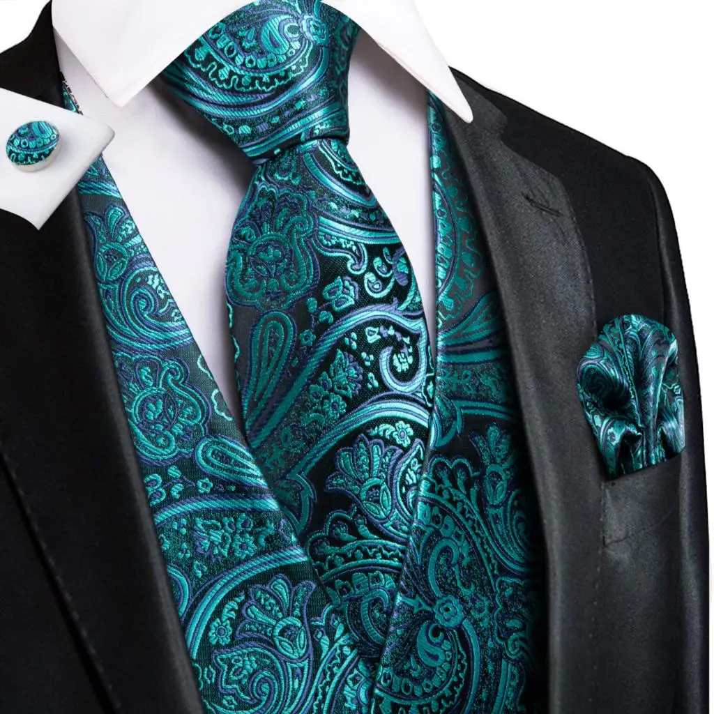 Mens Formal Wedding Groom Party Woven Floral Paisley Design SKINNY Shirt Tie 