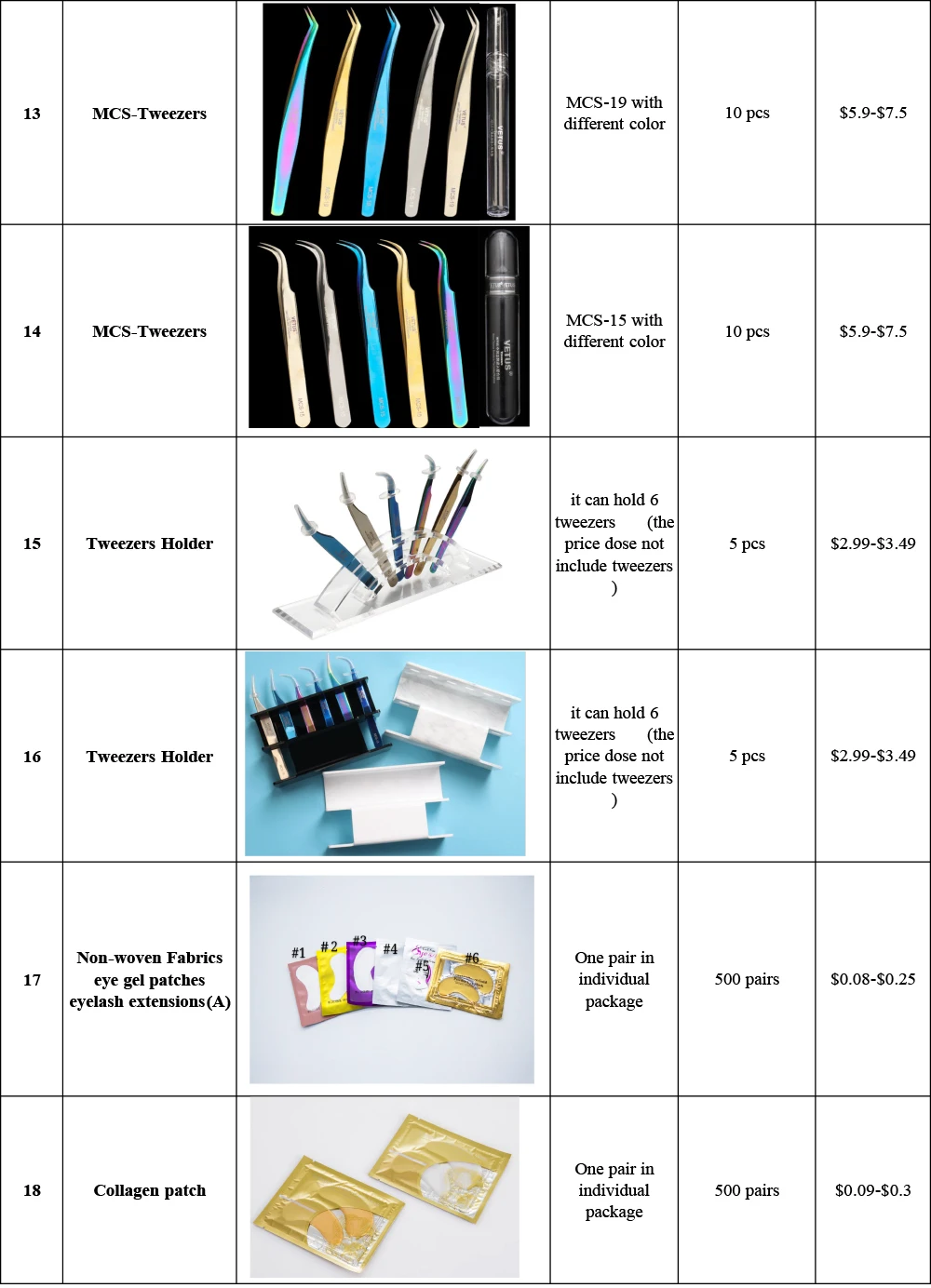 Price List--Tools For Eyelash Extension-3