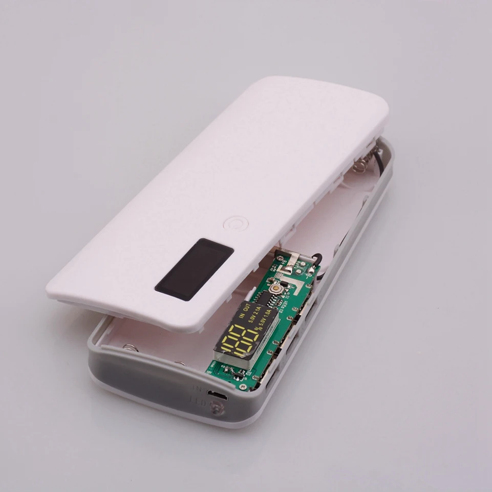 Pover Bank 20000mah (No Battery) USB Port Power Bank for Xiaomi iPhone Phone Charger Powerbank Case 18650 DIY Power Bank Box (5)