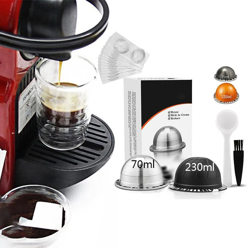 Многоразовые кофейные капсулы Pod набор для Nespresso Vertuo ENV135BAE& Krups XN 9031 поставки Высокое качество