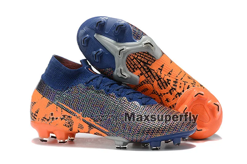 Mens Superfly VII 7 360 Elite SE FG CR7 Ronaldo Neymar NJR MDS 001 Dream Speed Boys Soccer Shoes Football Boots Cleats US6.5-11 - Цвет: 5