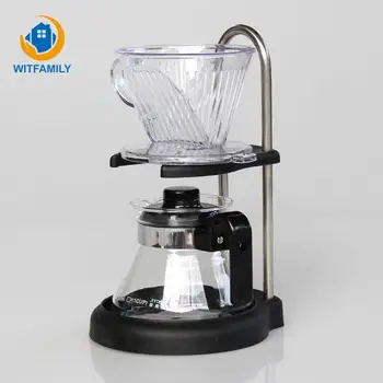 

Coffee Filter Pour Over Coffee Funnel Brew Drip Tea Filters Cup Brewing Pot Hand-made Coffeeware Dripper With Stand Holder