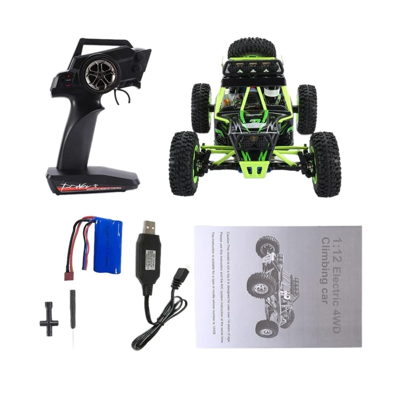

Wltoys 12428 RC Climbing Car Toys 1/12 2.4G 4WD Remote Control Car 50KM/H High Speed RC Car Off-Road Vehicle Gift