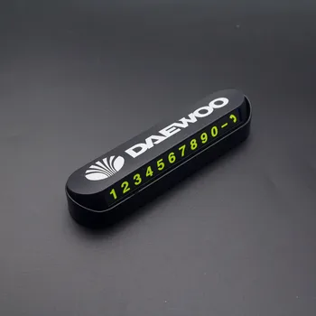 

Car Styling Temporary Parking Card Phone Number Card Plate Park Stop For Daewoo Espero Nexia Matiz Lanos Nubira