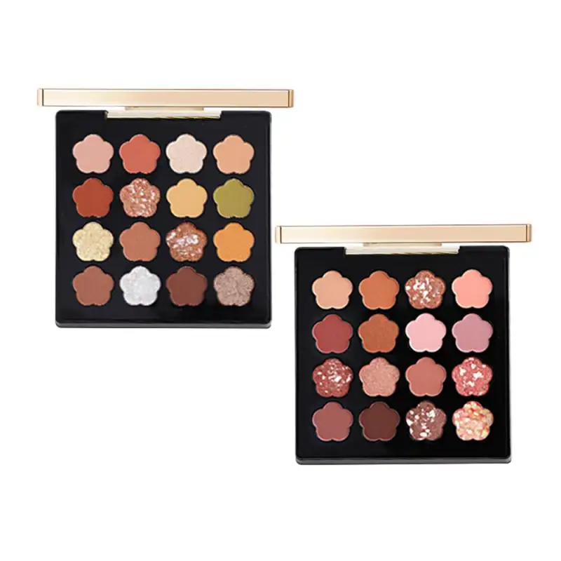 16 Colors Eye Shadow Palette Matte Pearly Fairy Flower Eyeshadow Palette With Mirror High-end Gifts For Friends Mathers TSLM1 16 Colors Eye Shadow Palette Matte Pearly Fairy Flower Eyeshadow Palette With Mirror High-end Gifts For Friends Mathers TSLM1