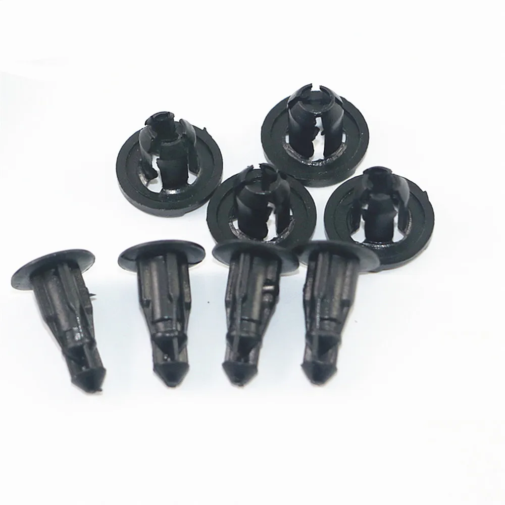 Auto Fasteners,Auto Accessories,Plastic Rivets 50 Pcs 8 mm for Bumper Door Panel Fender Liner Clips