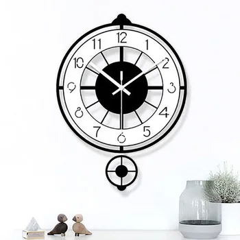 

Creative Design Wall Clock Living Room Guess Women Pow Patrol Home Quartz Clocks Mute Wanduhr Mural Digital Quartz