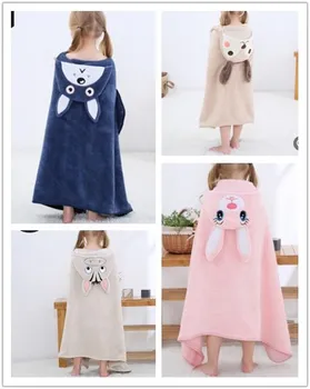 

Toddler Animal Modeling Bathrobe, Baby Hooded Bath Towel Children Absorbent Blanket