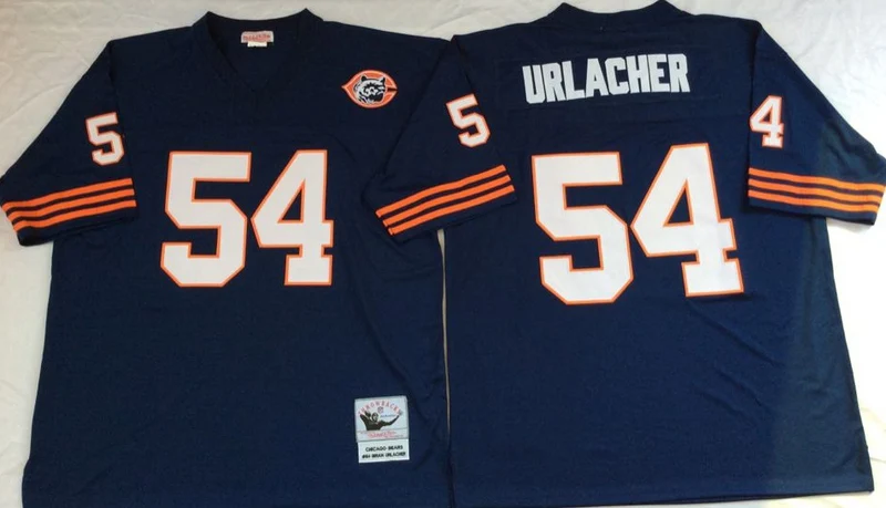 Stitiched, Chicago, Jim McMahon, William Perry, Walter Payton, Dick Butkus, Gale Sayers, Mike Singletary, Throwback for men Jersey - Цвет: Цвет: желтый