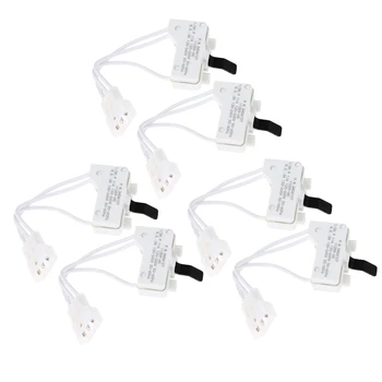 

6Pcs 3406107 Dryer Door Switch Kit for Kenmore Sears Maytage Roper Estate 3406105 AP3132865
