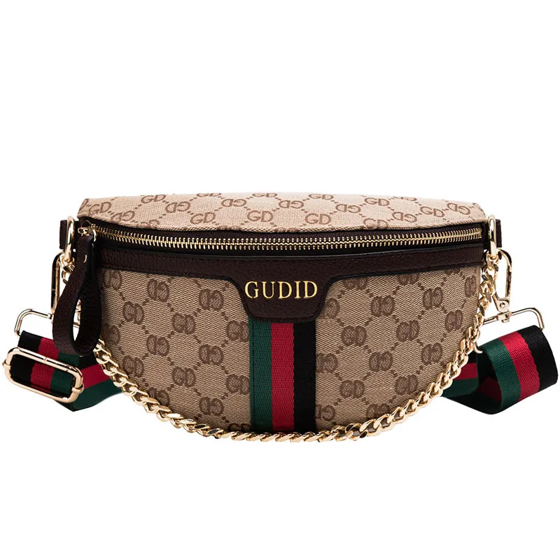 

Bag Women's New Style Europe And America Lettered Shoulder Chest Pack INS Super Fire Broadband Shoulder Bag Versatile Chain Hand