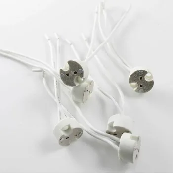 

10pcs MR16 MR11 GU5.3 G4 Halogen LED Bulbs Holder Base Socket Wire Connectors