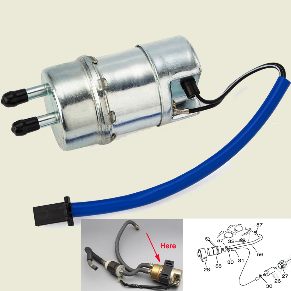 Бензиновый топливный насос для Yamaha XV400 XV535A XV535 Virago 400 535 XV XP500 T MAX XJ600 XVS400 Drag Star XVS650