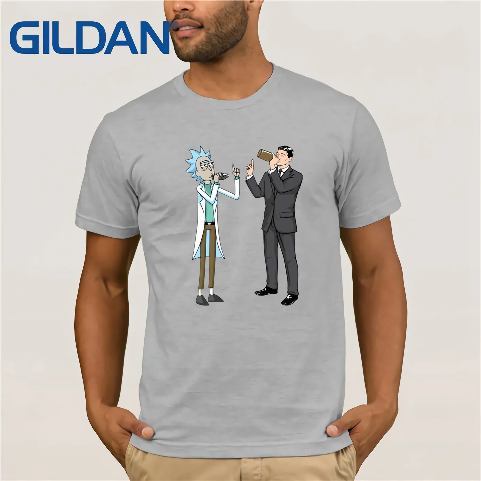 Rick And Sterling Archer Drink Wine 