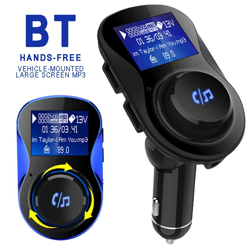Универсальное автомобильное зарядное устройство type-C USB QC 3,0 с двумя портами, быстрая зарядка с/Светодиодный индикатор для мобильных телефонов, аксессуары для смартфонов