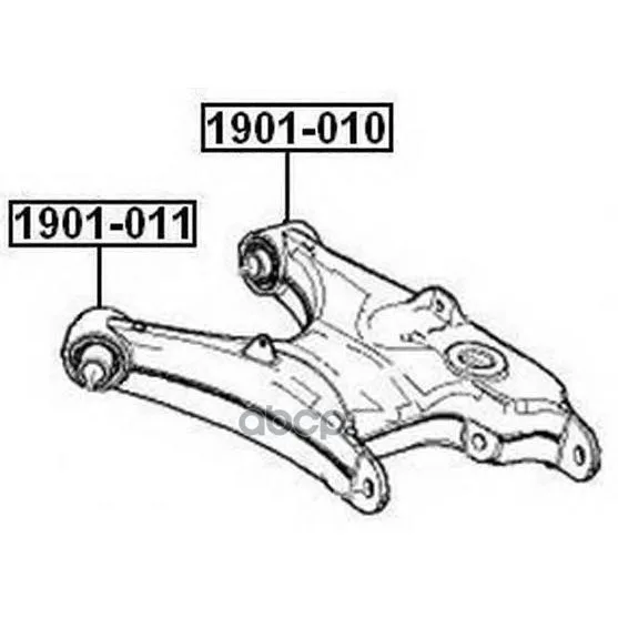 Hob Lower Arm-Back Rights/Lion | 5-Serie E39 1995-2003 ASVA art. 1901011