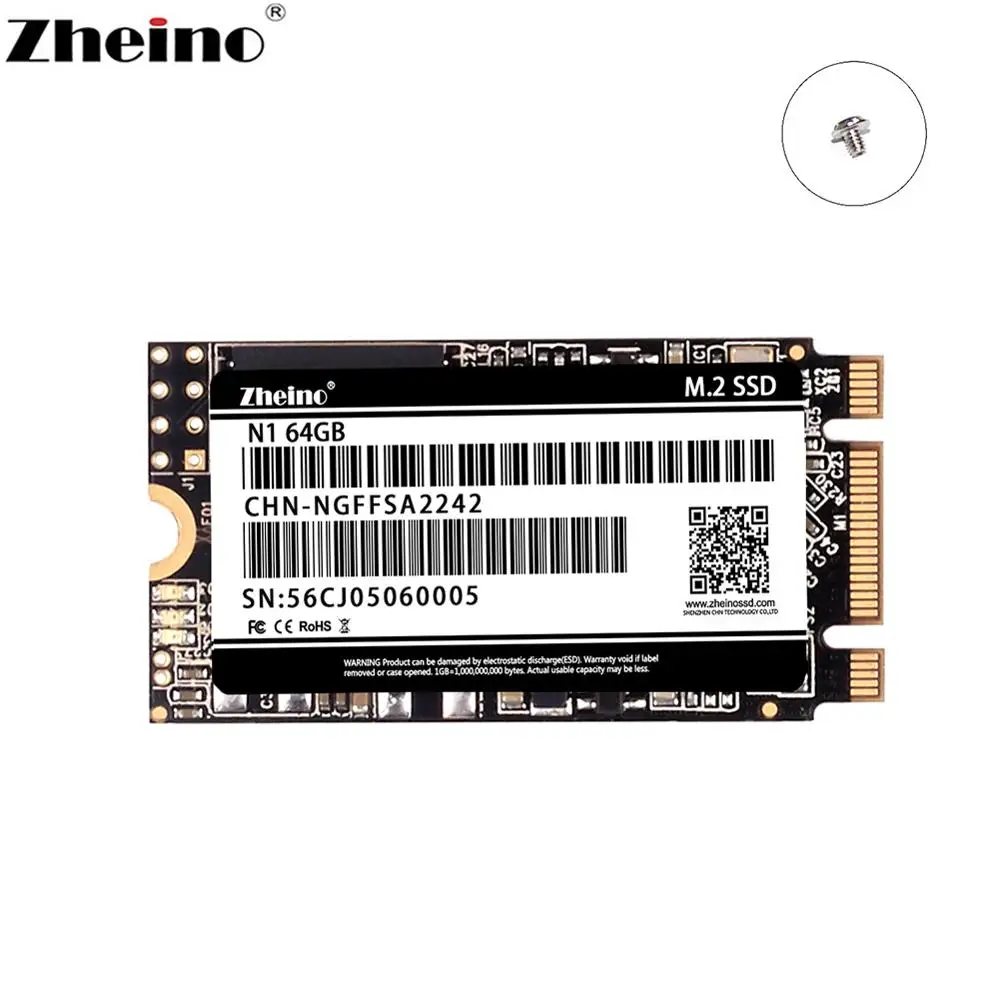 Zheino SSD M.2 2280 мм 2242 мм 64 Гб 128 ГБ 256 512 1 ТБ SATA Внутренний твердотельный жесткий диск для ноутбука