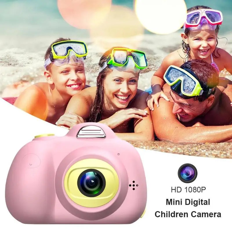  D6 2.0 inch Dual Lens Children Mini DSLR Camera 32GB Video Photo Camera for Kids Professional 17mm 