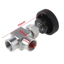 1/" BSP одинаковая внутренняя резьба 304 нержавеющая сталь контроль потока запорный игольчатый клапан C63E