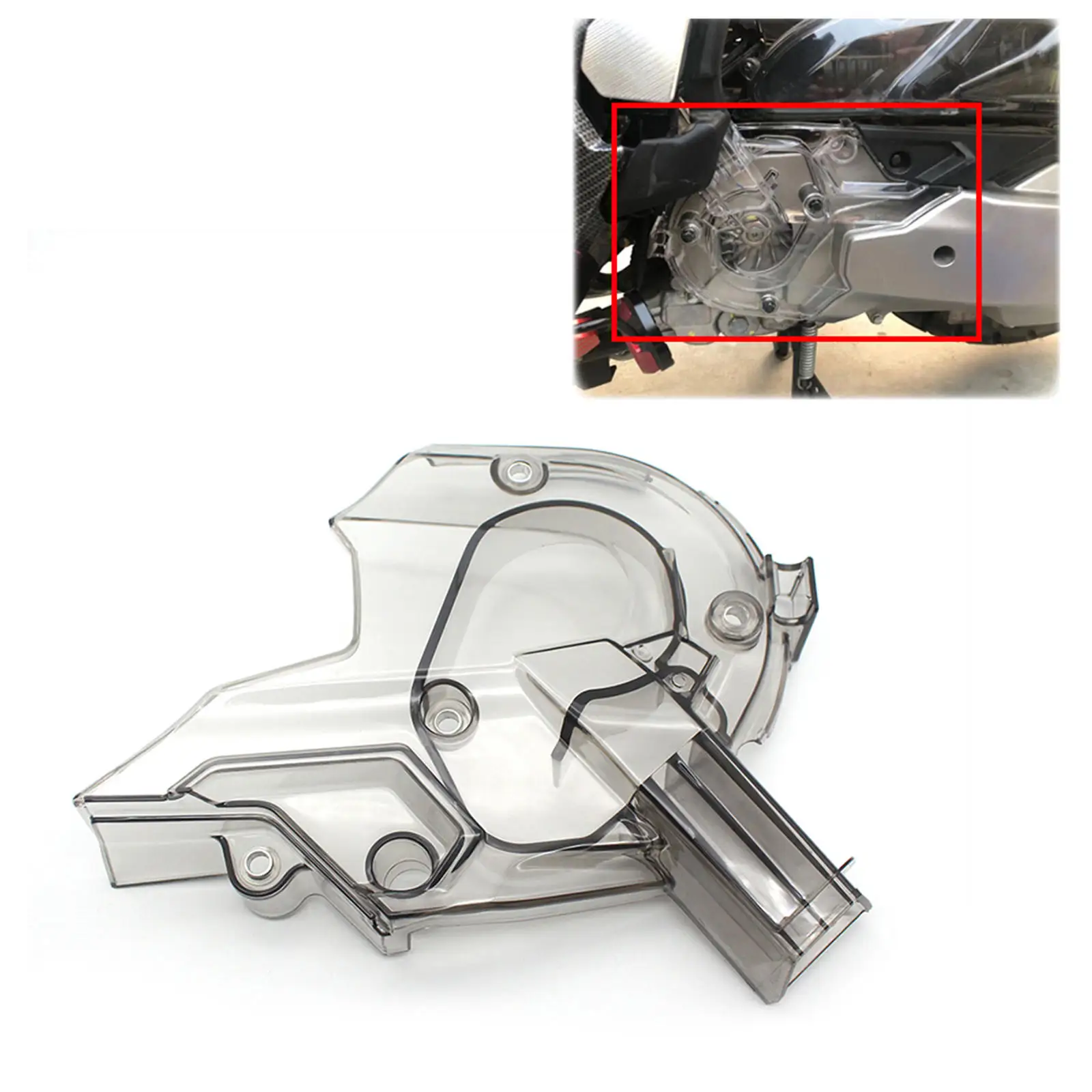 Engine Fairing Cover Clear Modified ABS Plastic Supplies Parts Protection Fits for Honda Adv150 Pcx150 19- Accessories