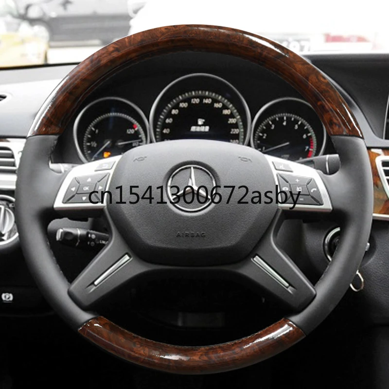 

Для Mercedes-Benz m-класс r-класс gl-класс ML350 ML400 R320 DIY ручной работы с искусственной персик текстура древесины чехол рулевого колеса автомобиля