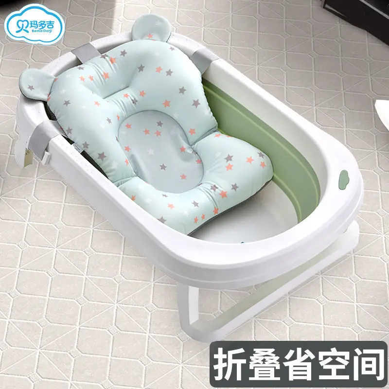 

Infant Bathtub Baby Folding Tub Primary Newborn Young CHILDREN'S-Sit Lie Household Large Size Bucket Kids Supplies