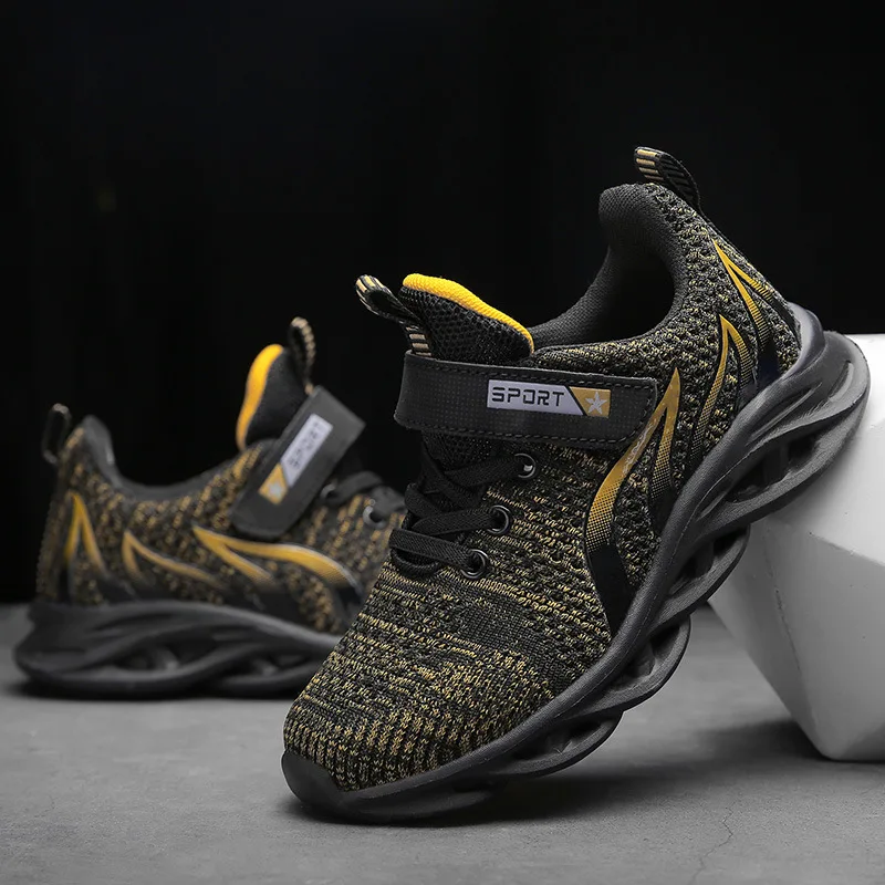

BOY'S Shoe 2020 Spring New Style Autumn Young STUDENT'S Mesh Boy Big Boy Autumn Children Sports Shoes Men's