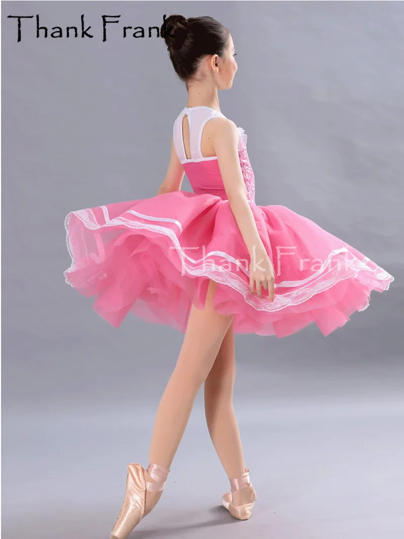 Sequin Ballet Costumes Dress For Children Dancewear Lyrical Adulto Professional Tutu Bubble Ballet Skirt Classical Balett Girl