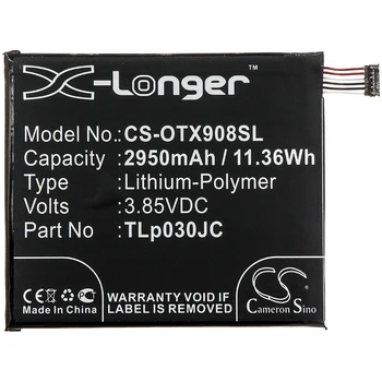 

Cameron Sino CAC3000034CC TLp030JC Battery for Alcatel TIM XL 2018 A3A XL 4G OT-5099T 3V TD-LTE OT-5099A OT-5099Y 2950mAh