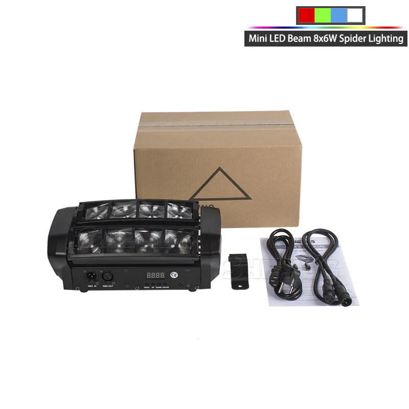 New Arrival MINI LED 9x10W LED Spider Light RGBW 16/48CH DMX