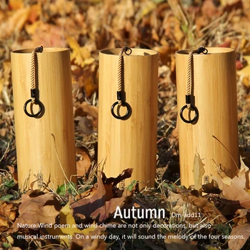 Alternative view of Carrillon zen à vent en bambou