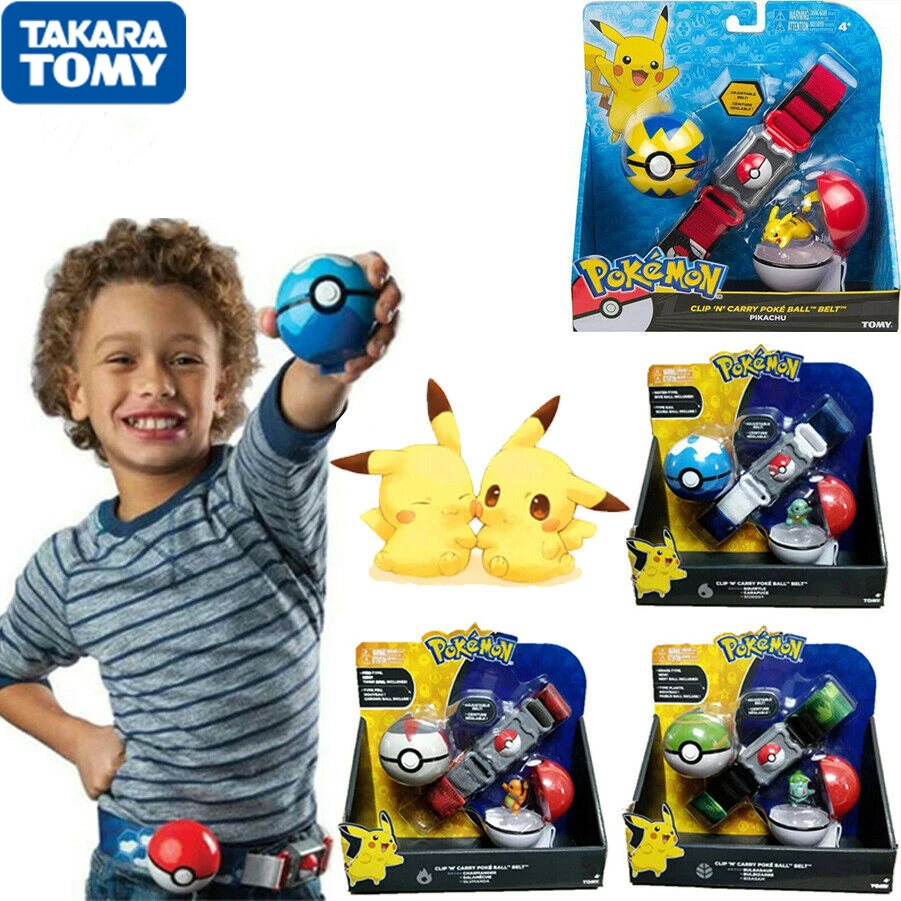 Pokeball Carry Poke Pop up Elf Ball Belt Аниме Покемон Пикачу Кукла игрушки Детский