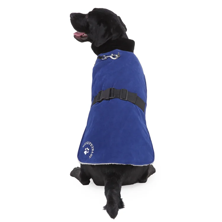 Reflective Large Dog Clothes Winter Puppy Jacket Warm fleece Pet Coat Waterproof Dog Clothing Vest For Small Medium big Dogs