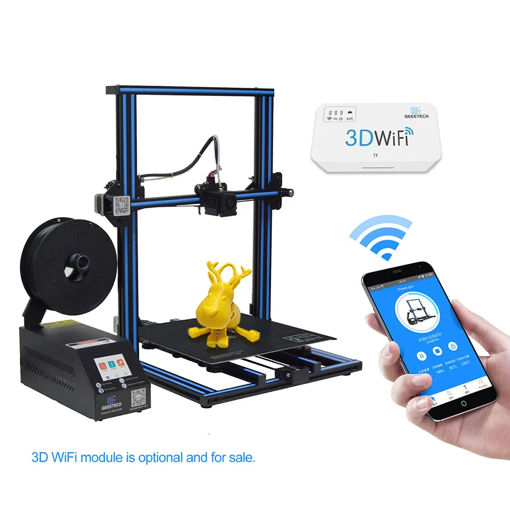 3D-принтер Geeetech A30/E180 с открытым исходным кодом 3D-принтер-чистый инвентарь на русском