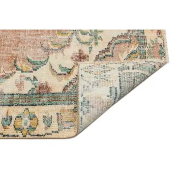 

Handmade Natural Vintage Turkish Area Rug 158x276 Cm-5'2''X9'1''