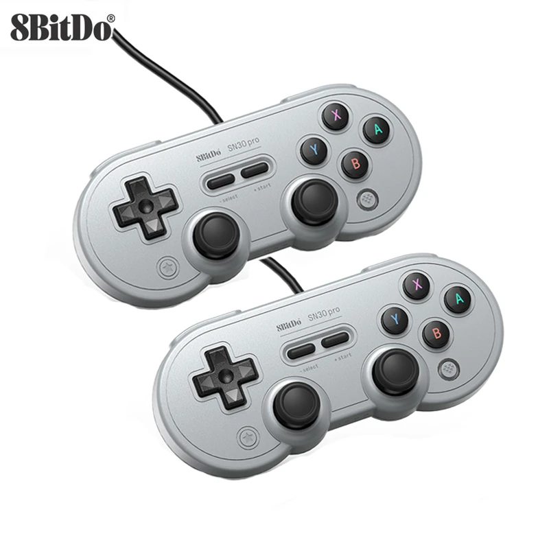 1 Or 2pcs 8bitdo Sn30 Pro Usb Wired Gamepad Controller For Ns Switch Windows For Raspberry Pi Sn Edition Game Control Gamepads Aliexpress