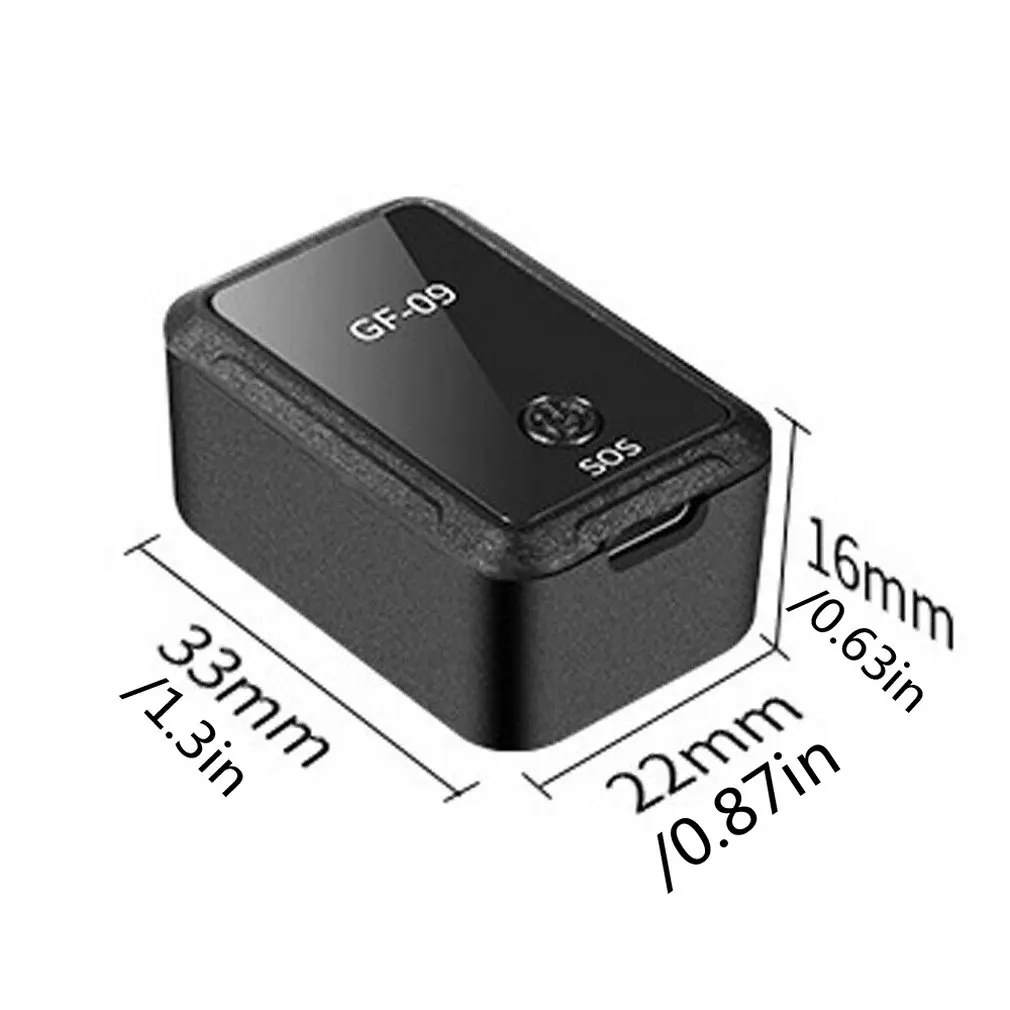 

GF09 Small Size Micro Magnetic Tracker Anti-lost GPS Locator WiFi+APP Control Adsorption Real-time Tracking Equipment