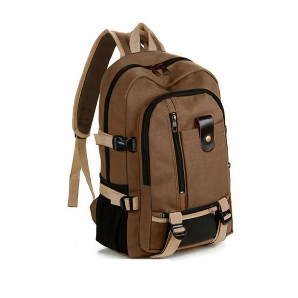 MAIOUMY мужской холщовый рюкзак, спортивный рюкзак, ранец, походная сумка, женский модный простой холщовый рюкзак с двойным плечом, школьный ранец
