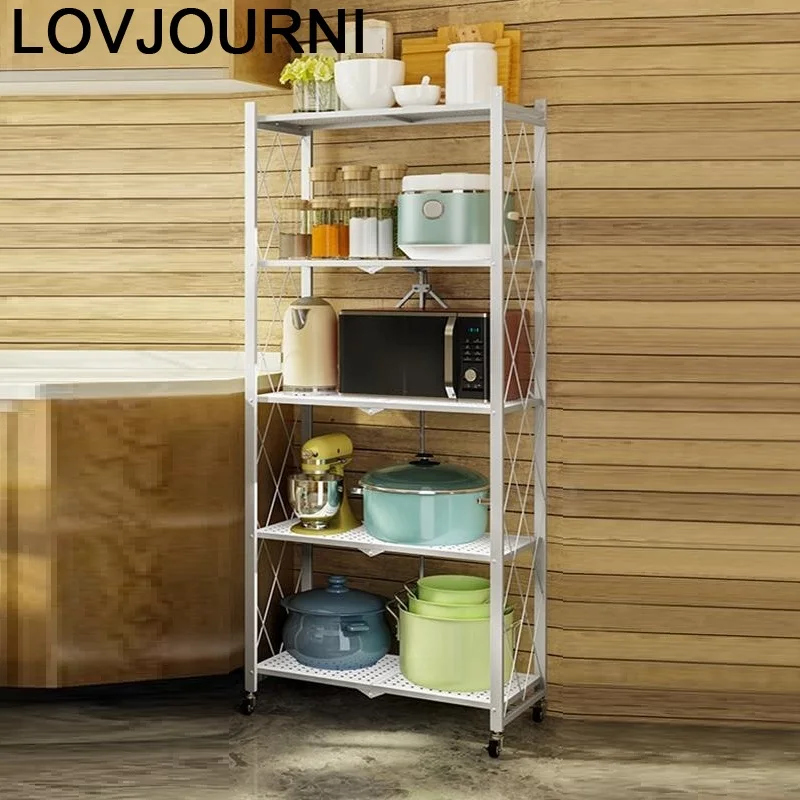 

Etagere De Rangement Shelf Organization Mensola Rack Room Bathroom Prateleira Kitchen Storage with Wheels Organizer Shelves