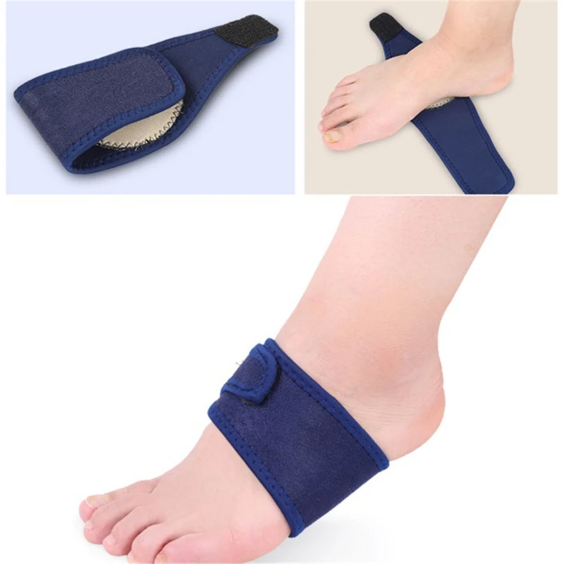 

Silica Gel High Arch Orthotics Bandage for Heel Foot Pain Breathable Elastic Relief Plantar Fasciitis Orthopedic Insoles
