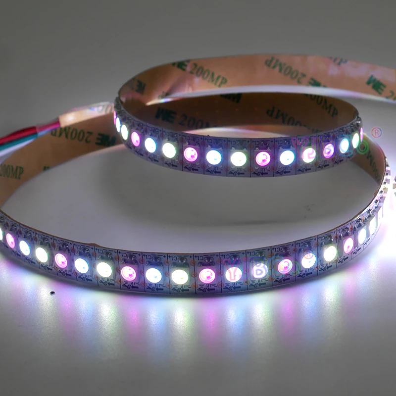1m/4m/5m SK6812 (similar ws2812b ) RGBW 4 in 1 30/60/144 leds/pixles/m;individual addressable led strip IP30/IP67 DC5V