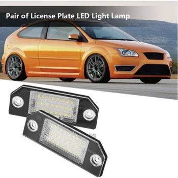 

2PCS LED License Plate Light For FOrd Focus C-MAX 03- FOrd Focus MK2 03-08