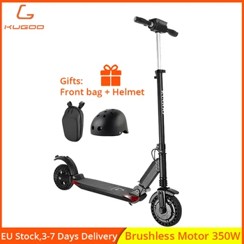 

KUGOO S1 PRO Folding Electric Scooter Max Range 30km 350W Motor Safety Lights 8 inch Honeycomb Explosion-proof Tire E-scooter