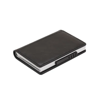 

Credit card holder wallet aluminum men's and women's metal wallet card business card package RFID protection automatic play card
