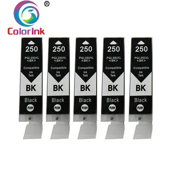 

5PK black 250XL 250 251 ink cartridge For Canon pgi250xl cli251xl MX922 IX6820 MG5420 MG5422 MG5520 printer ink cartridges