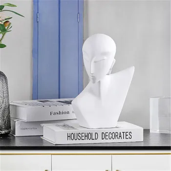 

Nordic Black And White Characters Creative Decoration TV Ark Wine Ark Tea Table Light Luxury Home Decoration Accessories A934