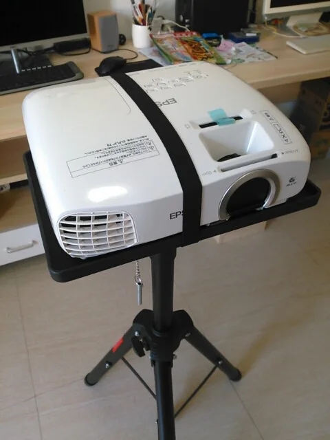 

Projector Shelf Dribbling Cradle Head Floor-Stand Tripod Universal Care Holder Projector Folding Floor Outlet Metal