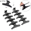 10pcs Pro Salon Black Butterfly Hair Claw Section Clip Clamps Plastic Hairpins Hairstyle Design Styling Tools Hairdressing Tool ► Photo 1/5