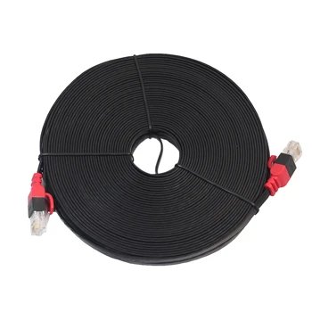 

0.5m/1m/2m/3m/5m/8m/10m/15m/20m 1000Mbps Cat6 RJ45 Ethernet Cable LAN Network Flat Cable Ethernet Slim Patch Cord Wire