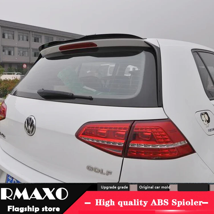 

For Volkswagen Golf 7 Spoiler 2011-2013 mk7 Glof 7.5 XK High Quality ABS Material Car Rear Wing Primer Color Rear Spoiler